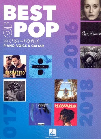 Cover: 9781540035073 | Best Of Pop 2016-2018 | Piano, Vocal and Guitar | Broschüre | Buch