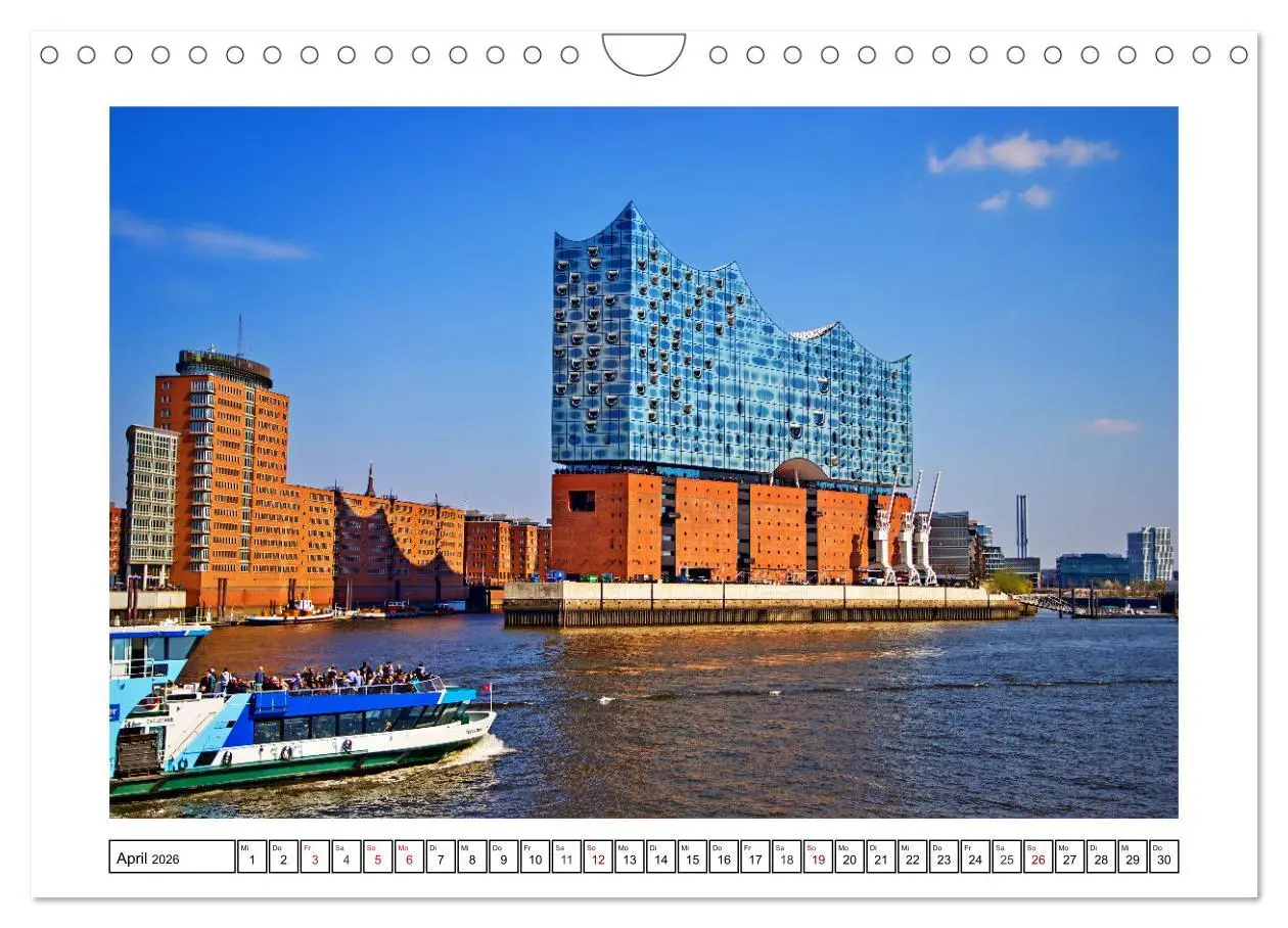 Bild: 9783457915073 | Hamburg sehen, fühlen und lieben (Wandkalender 2026 DIN A4 quer),...