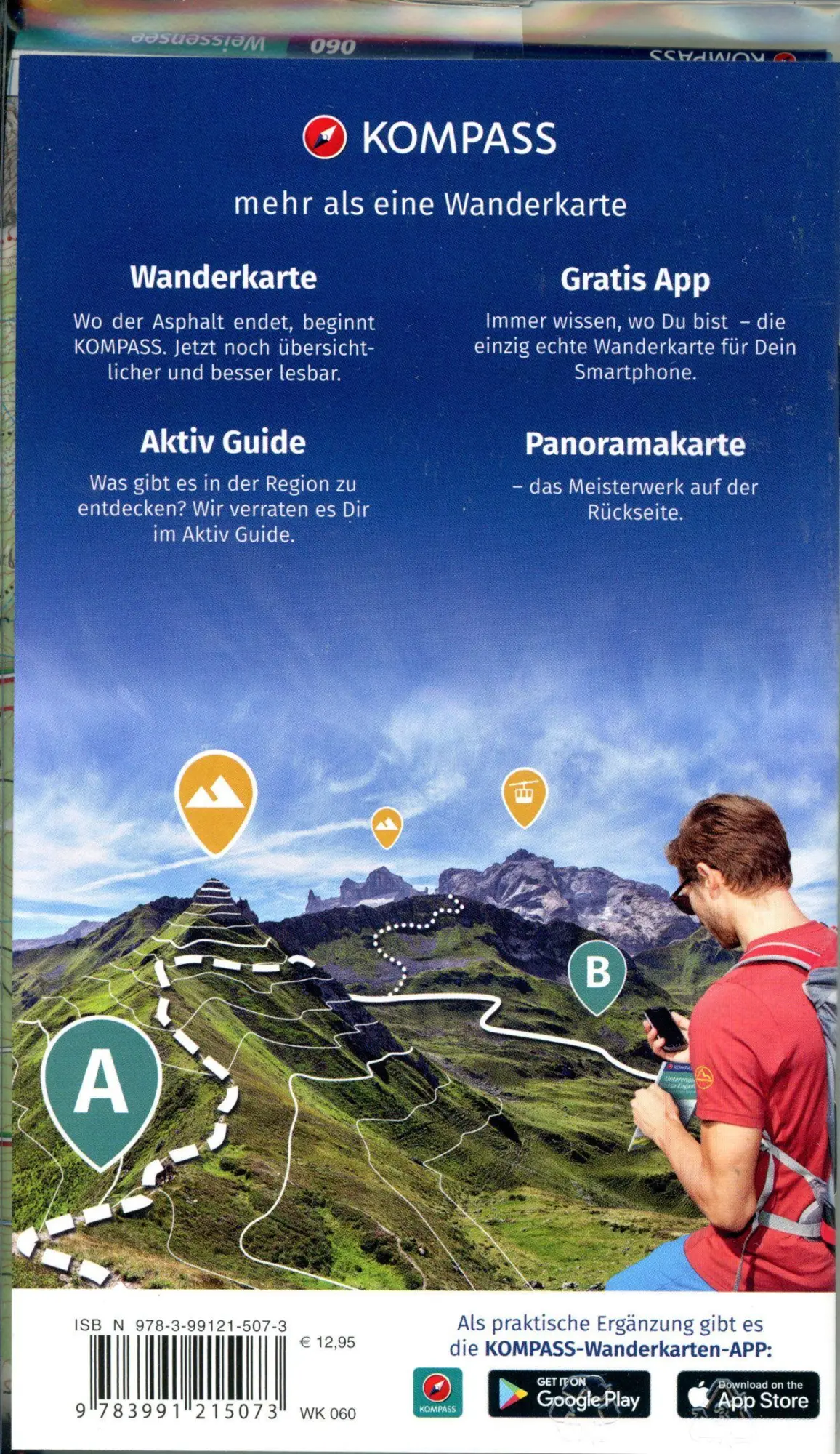 Bild: 9783991215073 | KOMPASS Wanderkarte 060 Weissensee 1:25.000 | (Land-)Karte | 2 Bde/Tle