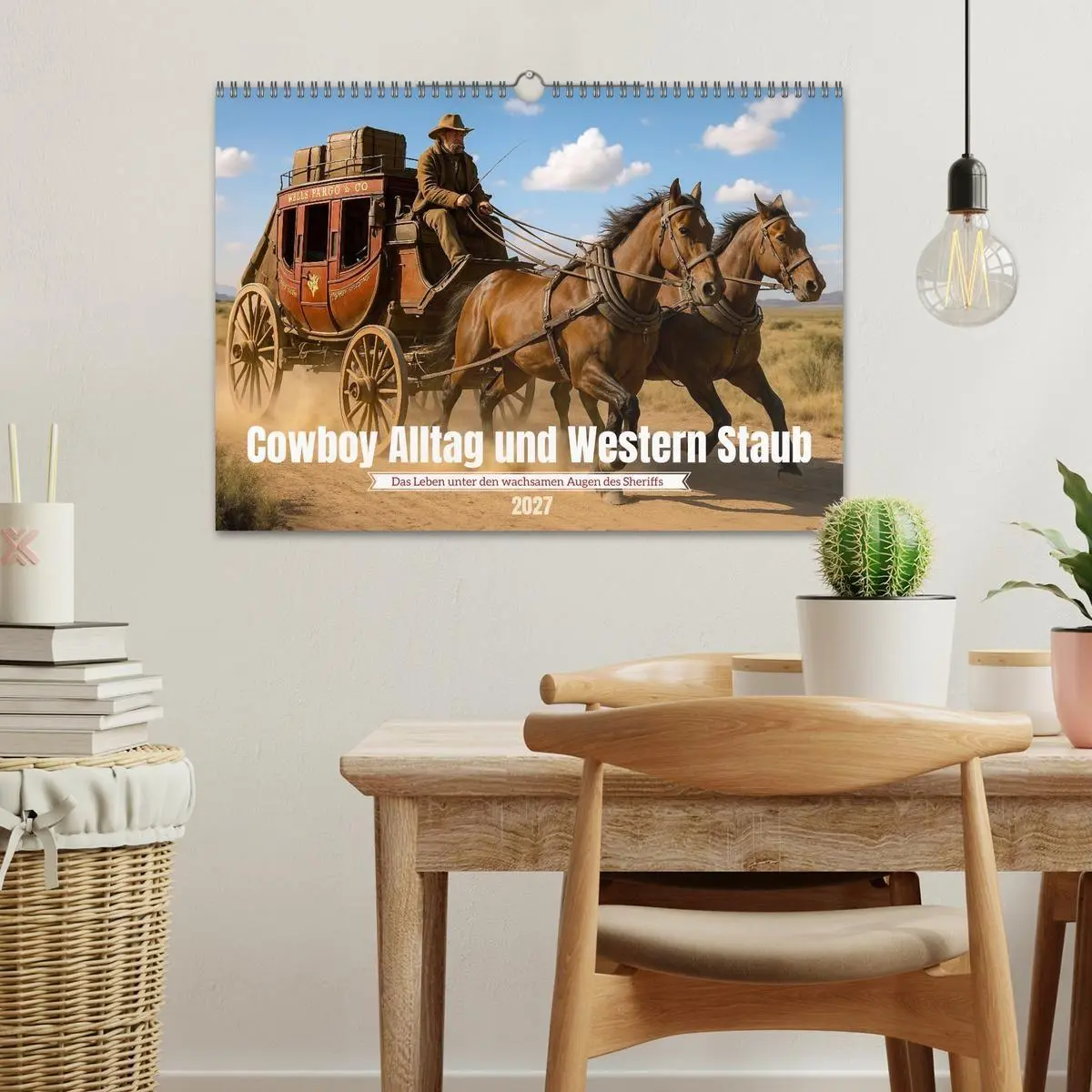 Bild: 9783516925173 | Cowboy Alltag und Western Staub (Wandkalender 2027 DIN A3 quer),...