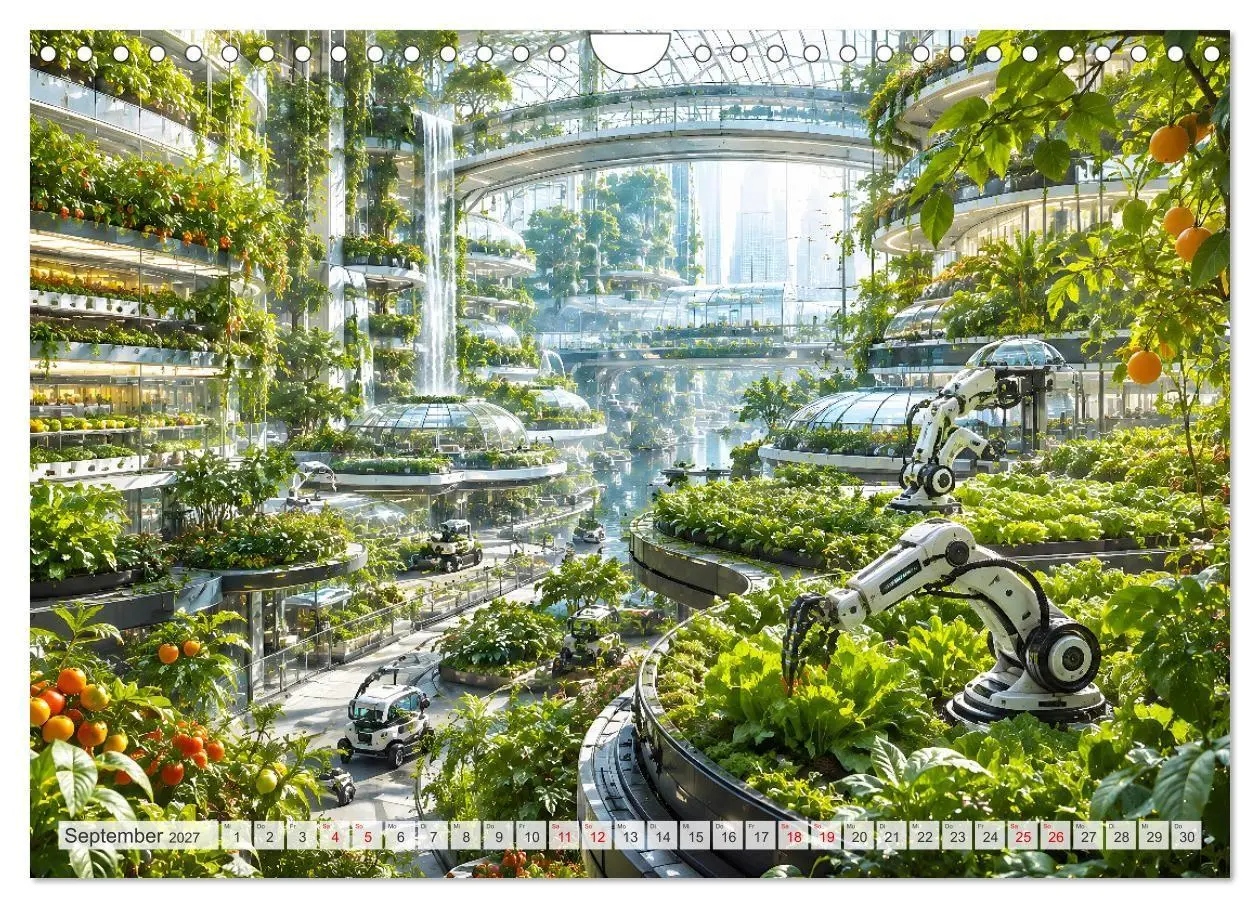 Bild: 9783594385173 | Die grüne Zukunft - Visionäre Städte (Wandkalender 2027 DIN A4...