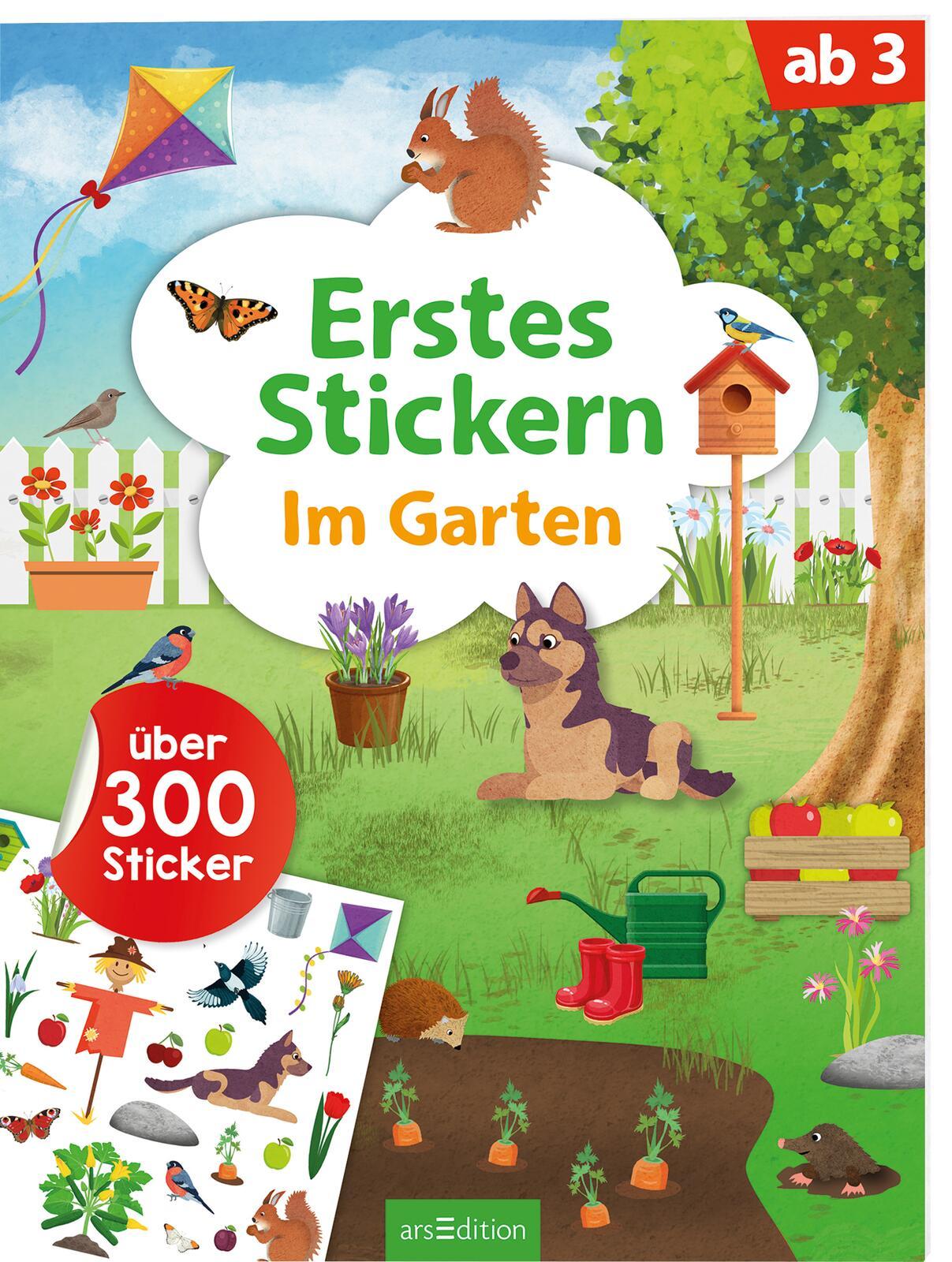 Cover: 9783845845173 | Erstes Stickern - Im Garten | Über 300 Sticker | Timo Schumacher