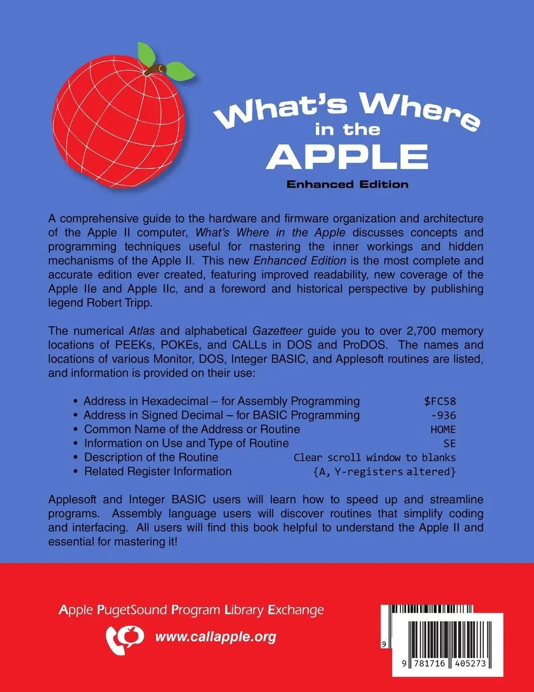 Rückseite: 9781716405273 | What's Where in the APPLE - Enhanced Edition | Volume 1 - The Guide