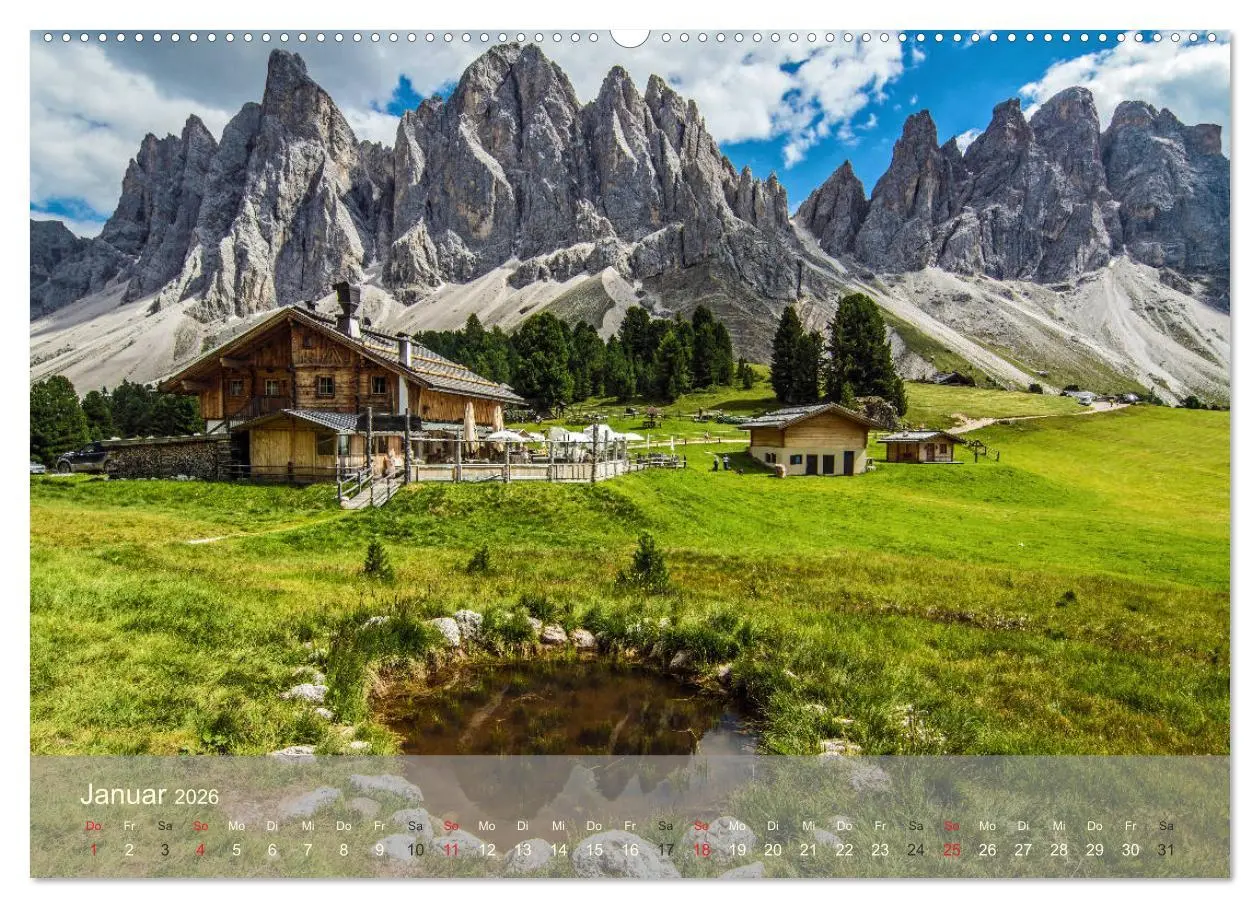 Bild: 9783457685273 | Dolomiten - Bezaubernde Giganten (hochwertiger Premium Wandkalender...