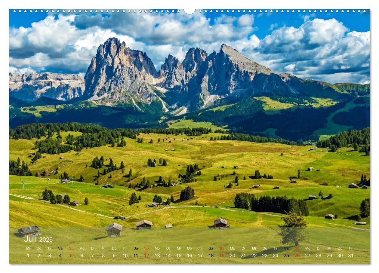 Bild: 9783457685273 | Dolomiten - Bezaubernde Giganten (hochwertiger Premium Wandkalender...