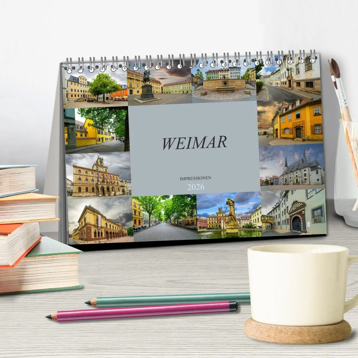 Bild: 9783457825273 | Weimar Impressionen (Tischkalender 2026 DIN A5 quer), CALVENDO...