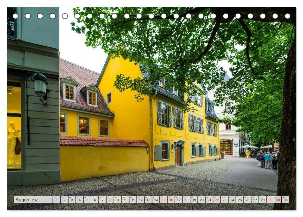 Bild: 9783457825273 | Weimar Impressionen (Tischkalender 2026 DIN A5 quer), CALVENDO...