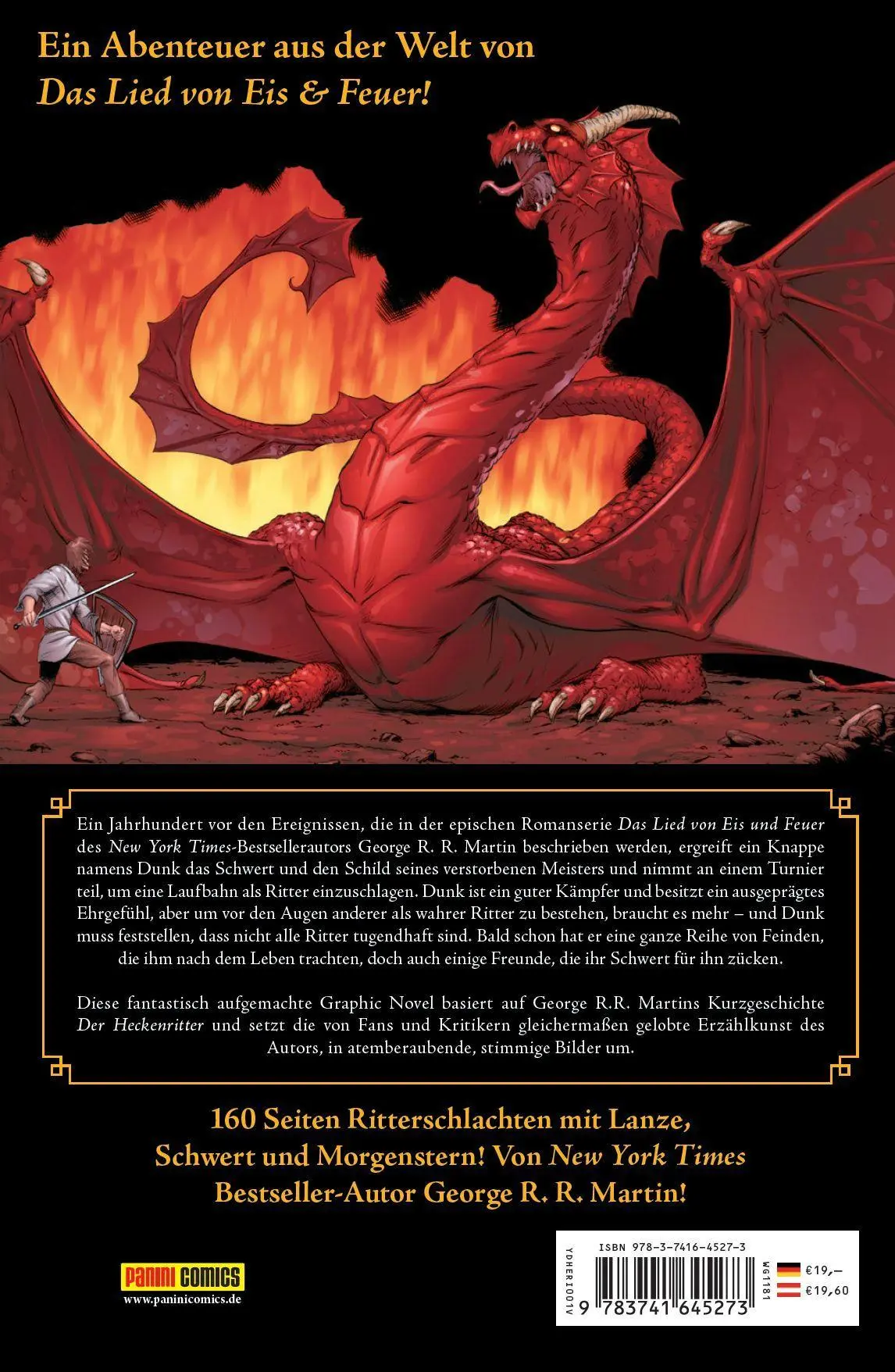 Rückseite: 9783741645273 | Der Heckenritter - Die Graphic Novel (Die Vorgeschichte zu Game of...