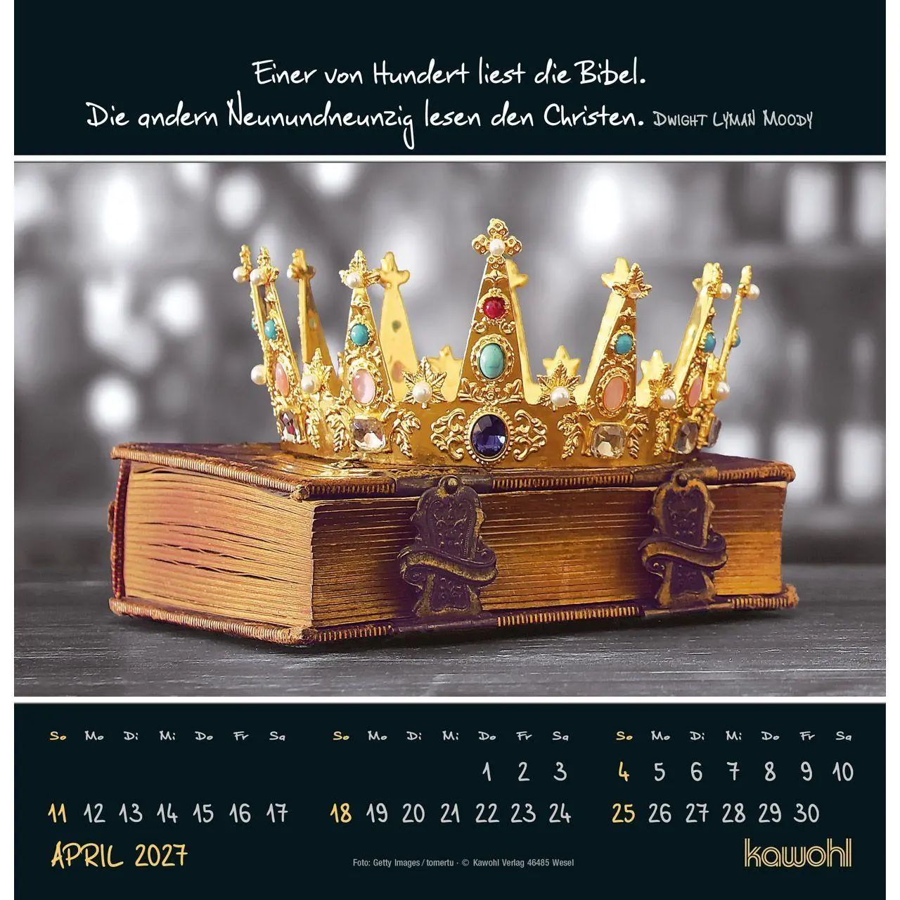 Bild: 9783754825273 | Kleine Wunder entdecken 2027 | Wandkalender mit christlichen Texten