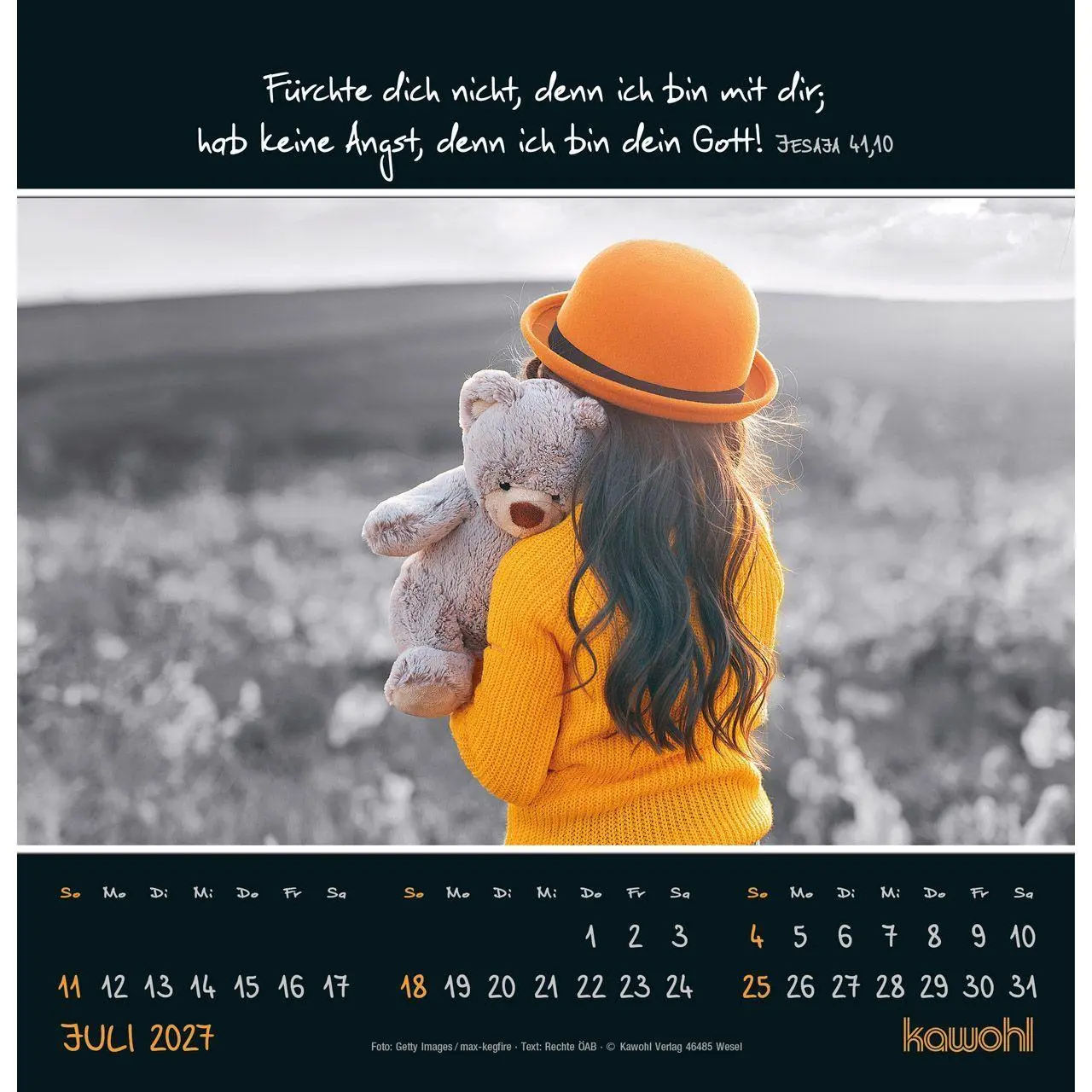 Bild: 9783754825273 | Kleine Wunder entdecken 2027 | Wandkalender mit christlichen Texten