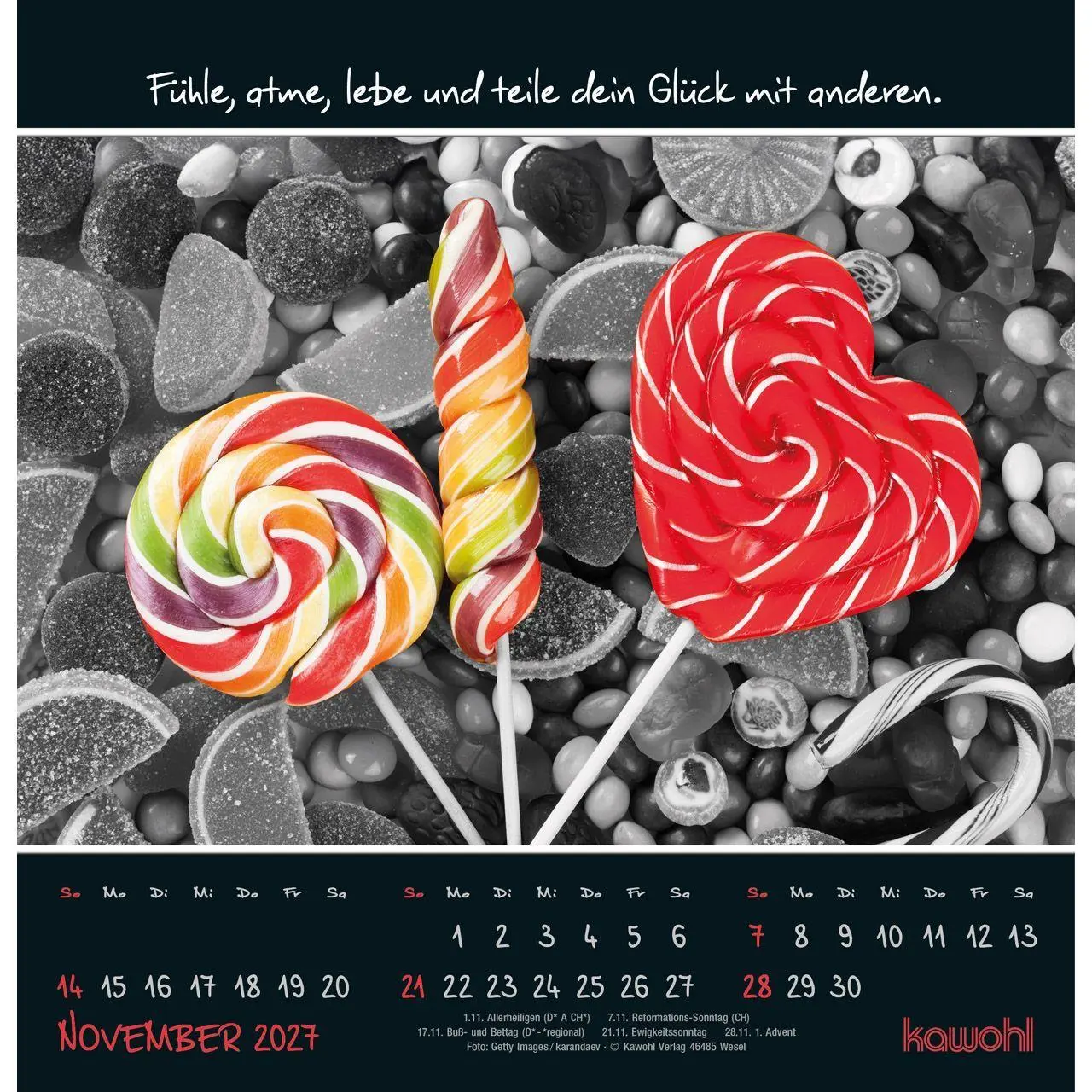 Bild: 9783754825273 | Kleine Wunder entdecken 2027 | Wandkalender mit christlichen Texten