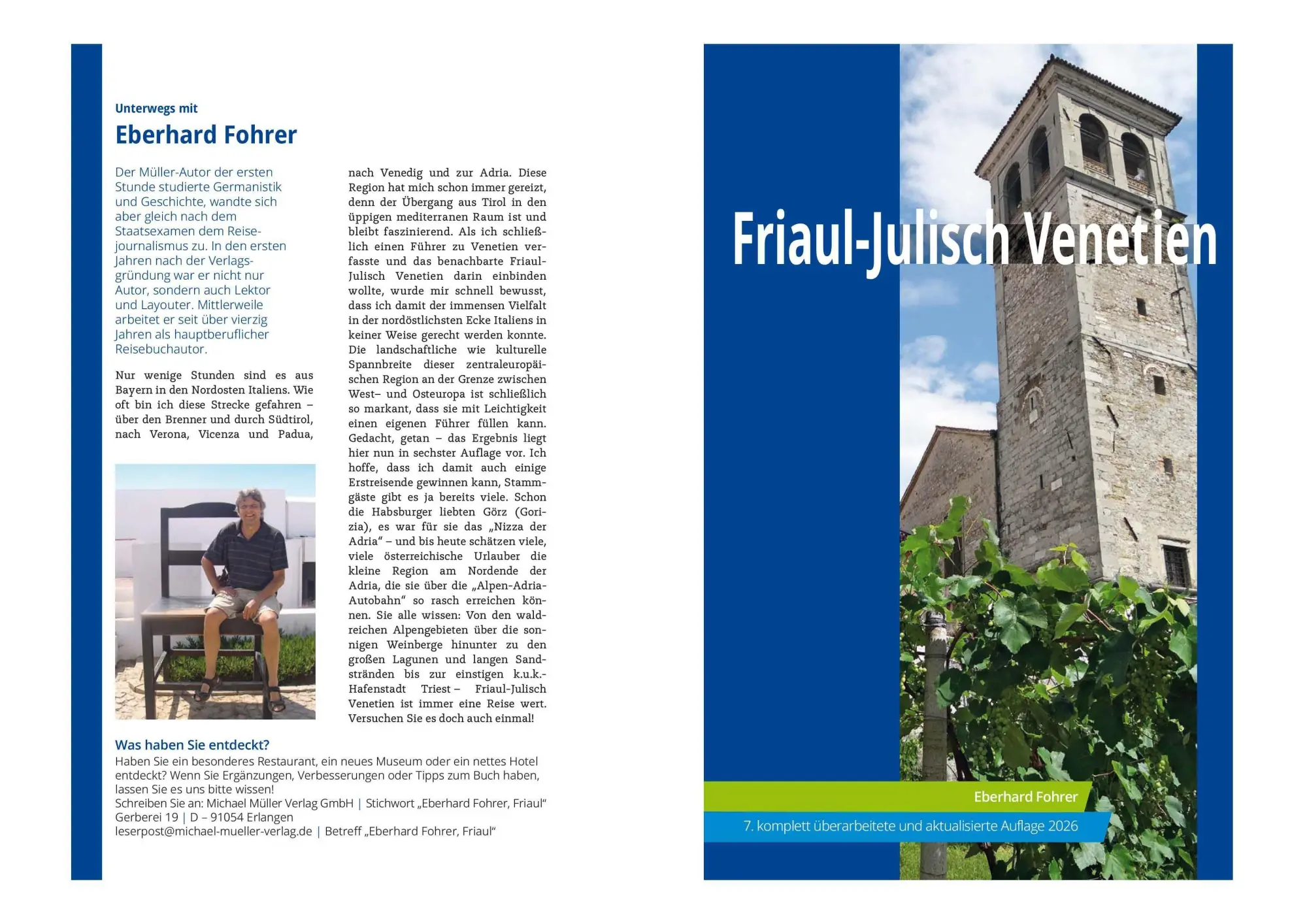 Bild: 9783966855273 | MICHAEL MÜLLER Reiseführer Friaul-Julisch Venetien | Eberhard Fohrer