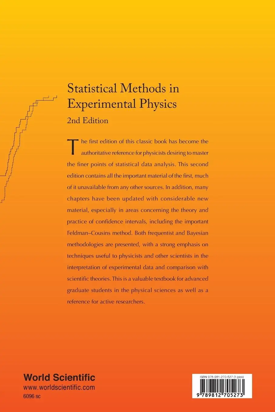 Rückseite: 9789812705273 | STATISTICAL METHODS IN EXPER PHY(2ED) | Frederick James | Taschenbuch
