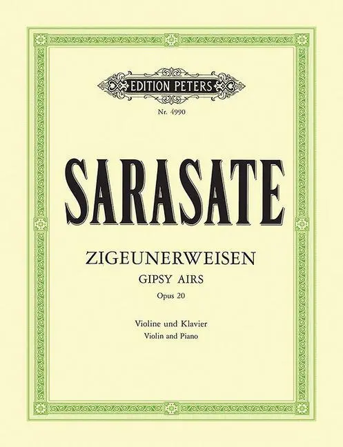 Cover: 9790014035273 | Zigeunerweisen Op.20 | Pablo de Sarasate | Taschenbuch | Buch | 2022