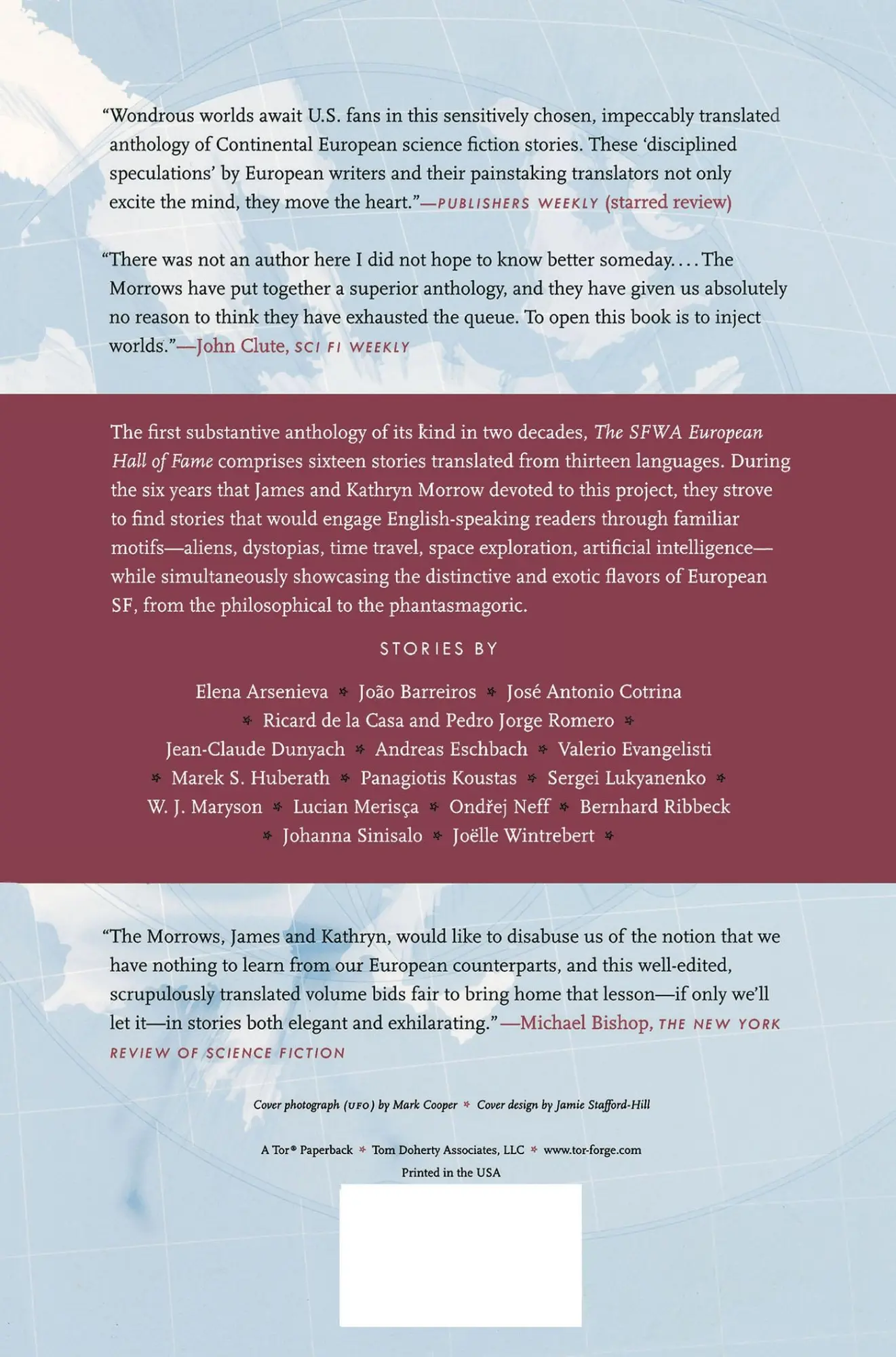 Rückseite: 9780765315373 | The SFWA European Hall of Fame | James Jr. Morrow (u. a.) | Buch