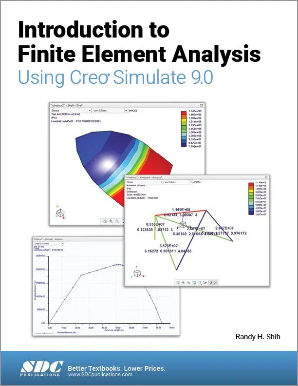 Cover: 9781630575373 | Introduction to Finite Element Analysis Using Creo Simulate 9.0 | Shih