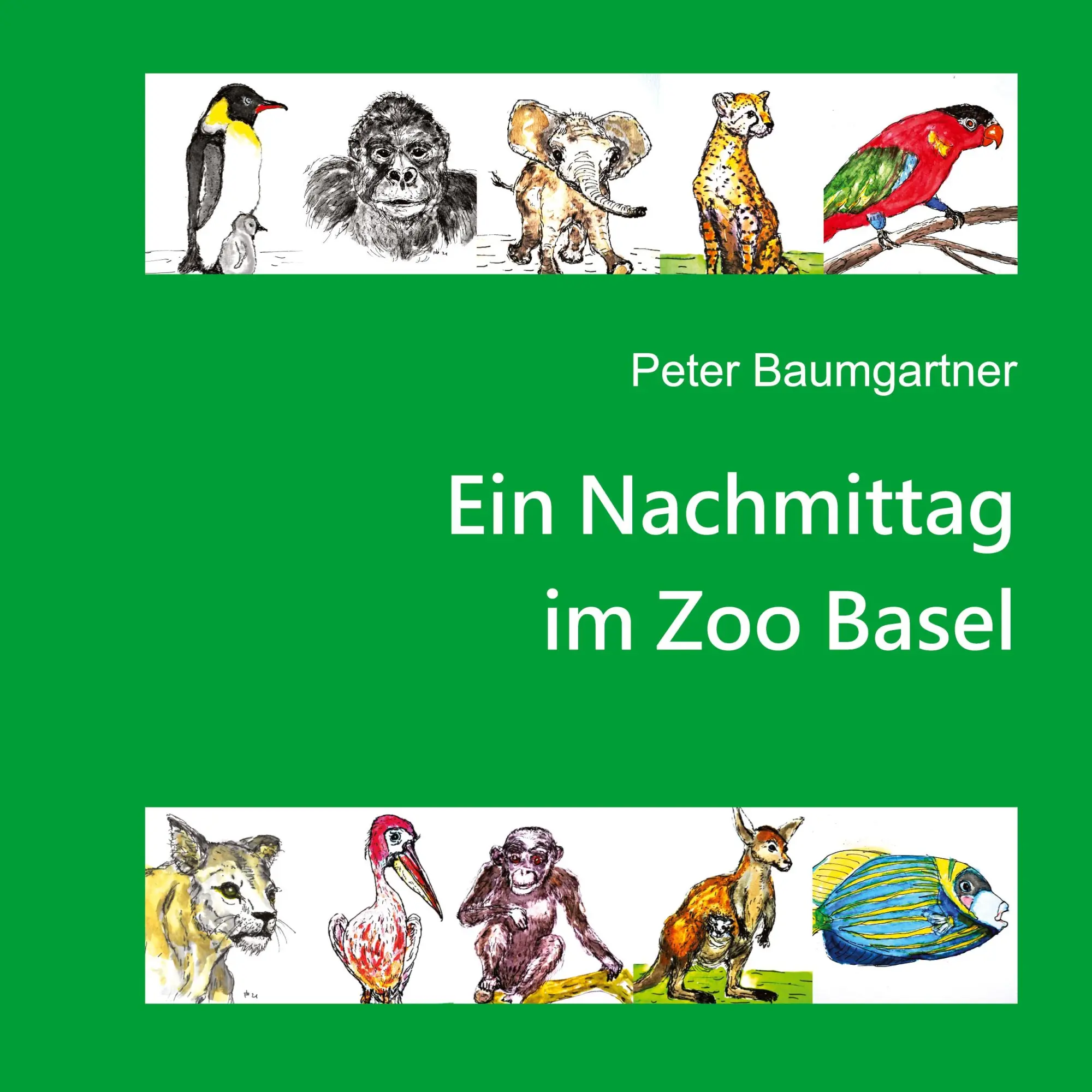 Cover: 9783384625373 | Ein Nachmittag im Zoo Basel | Ein Zoo-Buch mit vielen Tierzeichnungen