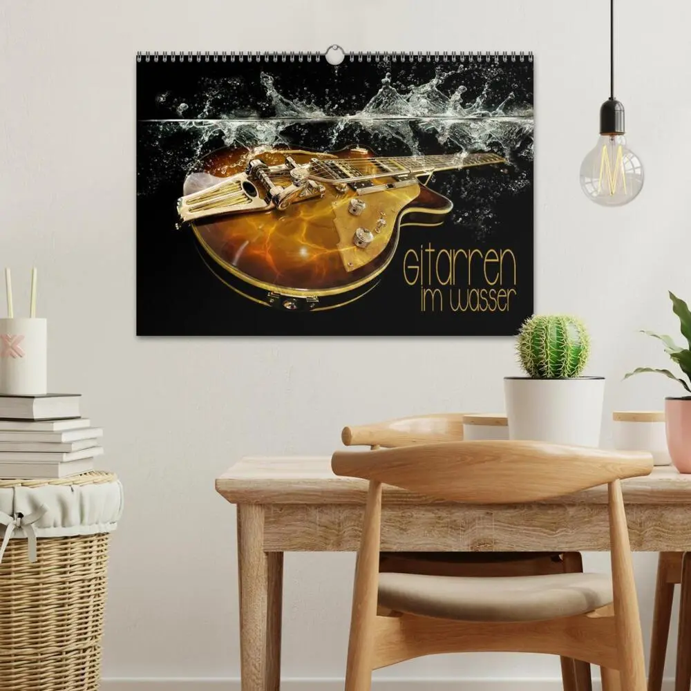 Bild: 9783435105373 | Gitarren im Wasser (Wandkalender 2025 DIN A3 quer), CALVENDO...
