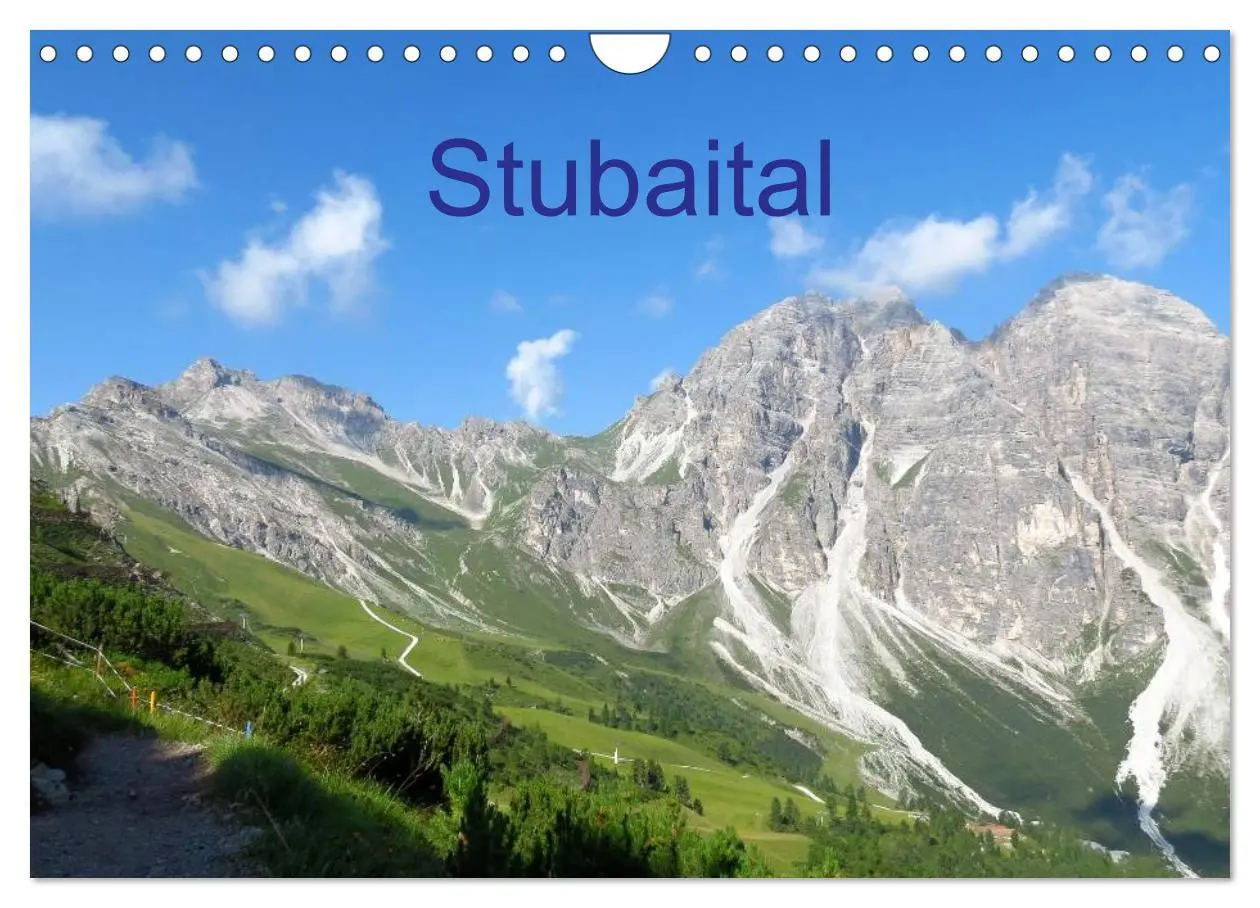 Cover: 9783516145373 | Stubaital (Wandkalender 2026 DIN A4 quer), CALVENDO Monatskalender