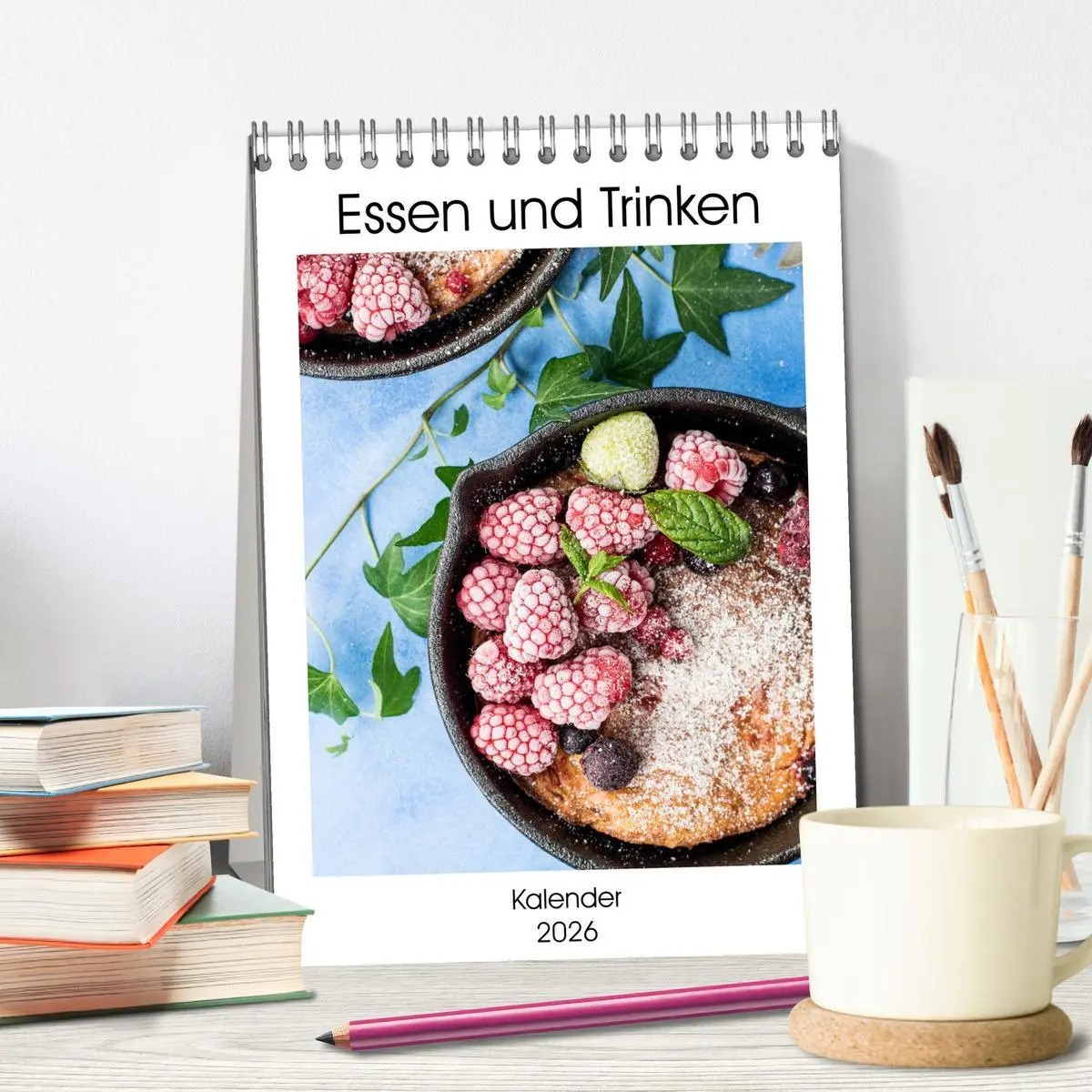 Bild: 9783516385373 | Essen und Trinken - Kalender 2026 (Tischkalender 2026 DIN A5 hoch),...