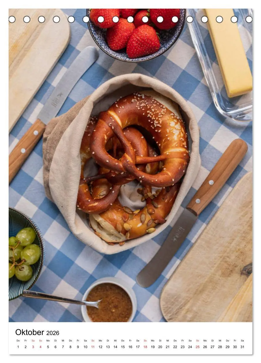 Bild: 9783516385373 | Essen und Trinken - Kalender 2026 (Tischkalender 2026 DIN A5 hoch),...