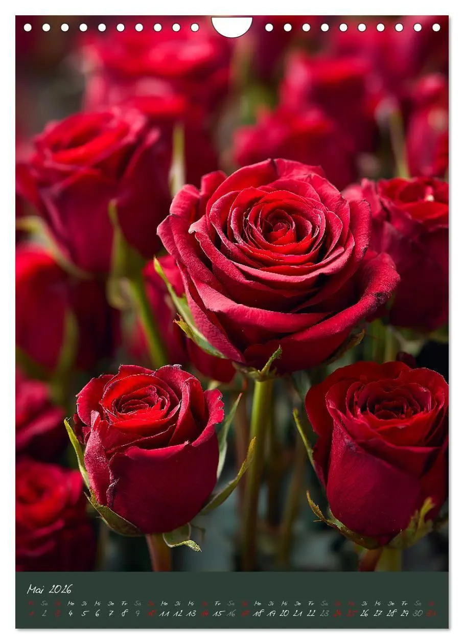 Bild: 9783516695373 | Rosen - Königin der Blumen (Wandkalender 2026 DIN A4 hoch),...