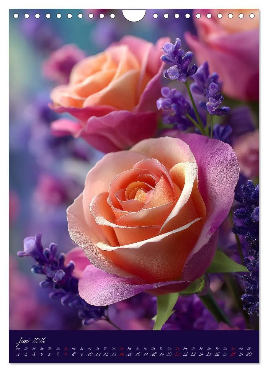 Bild: 9783516695373 | Rosen - Königin der Blumen (Wandkalender 2026 DIN A4 hoch),...