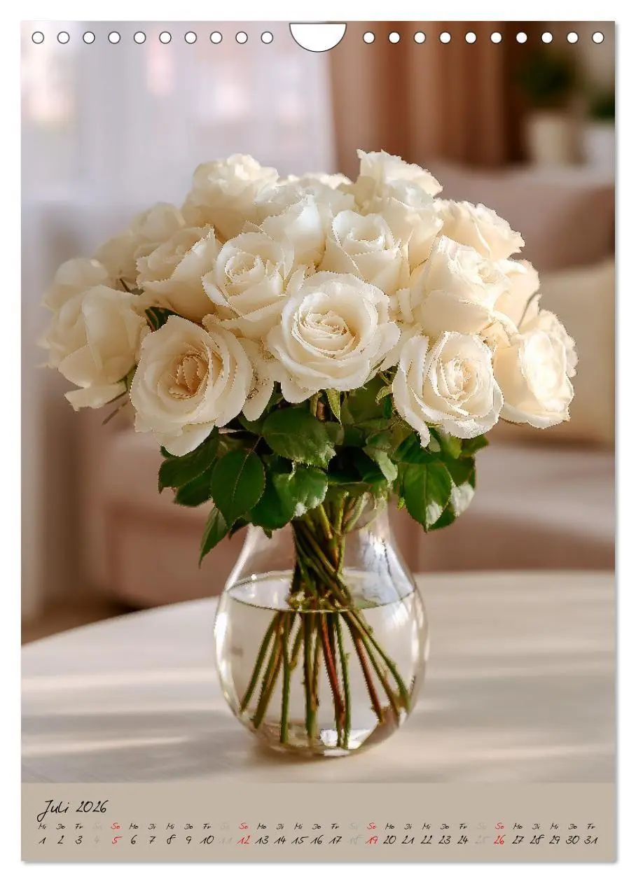Bild: 9783516695373 | Rosen - Königin der Blumen (Wandkalender 2026 DIN A4 hoch),...