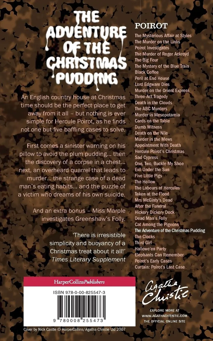 Rückseite: 9780008255473 | The Adventure of the Christmas Pudding | Agatha Christie | Taschenbuch