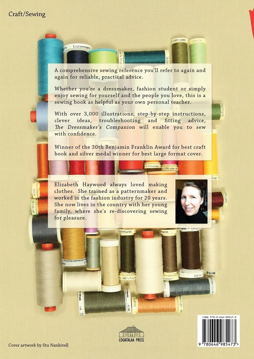 Rückseite: 9780646985473 | The Dressmaker's Companion | A practical guide to sewing clothes