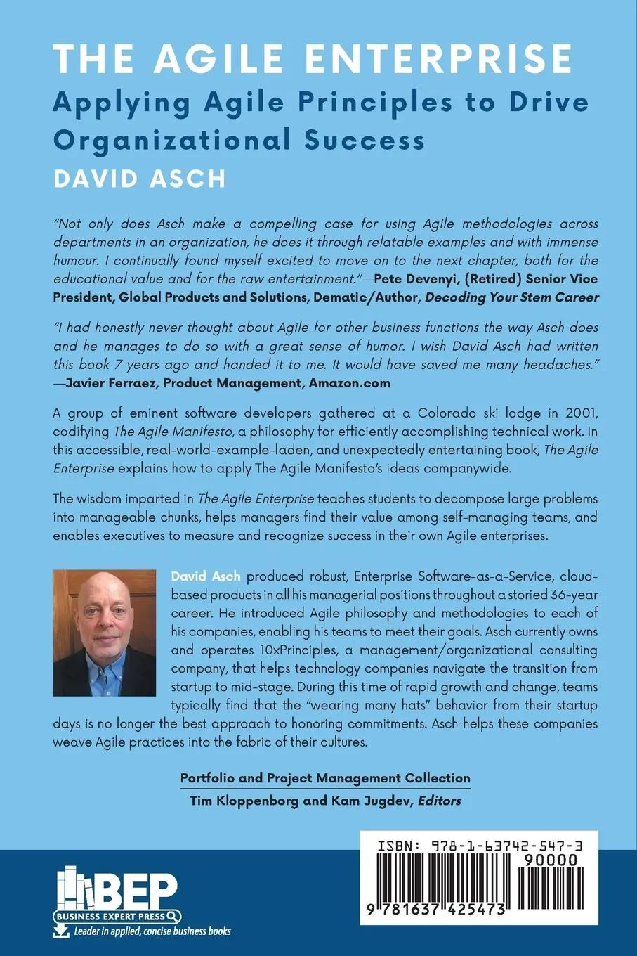 Rückseite: 9781637425473 | The Agile Enterprise | David Asch | Taschenbuch | Englisch | 2024