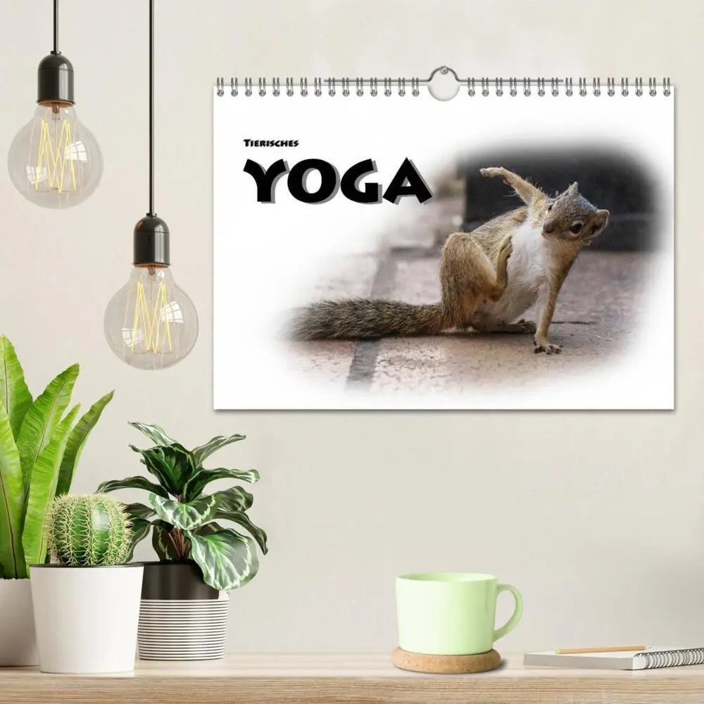 Bild: 9783435265473 | Tierisches Yoga (Wandkalender 2025 DIN A4 quer), CALVENDO...