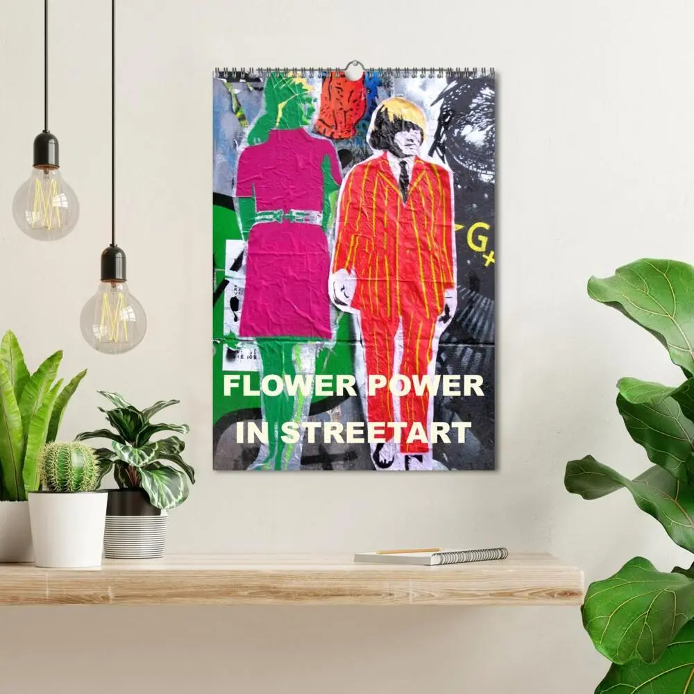 Bild: 9783435955473 | Flower Power in StreetArt (Wandkalender 2025 DIN A3 hoch), CALVENDO...