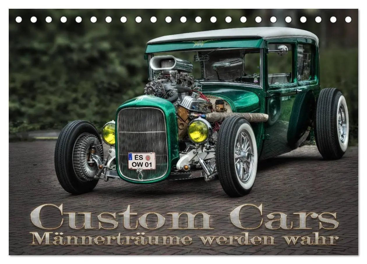 Cover: 9783516065473 | Custom Cars - Männerträume werden wahr (Tischkalender 2026 DIN A5...