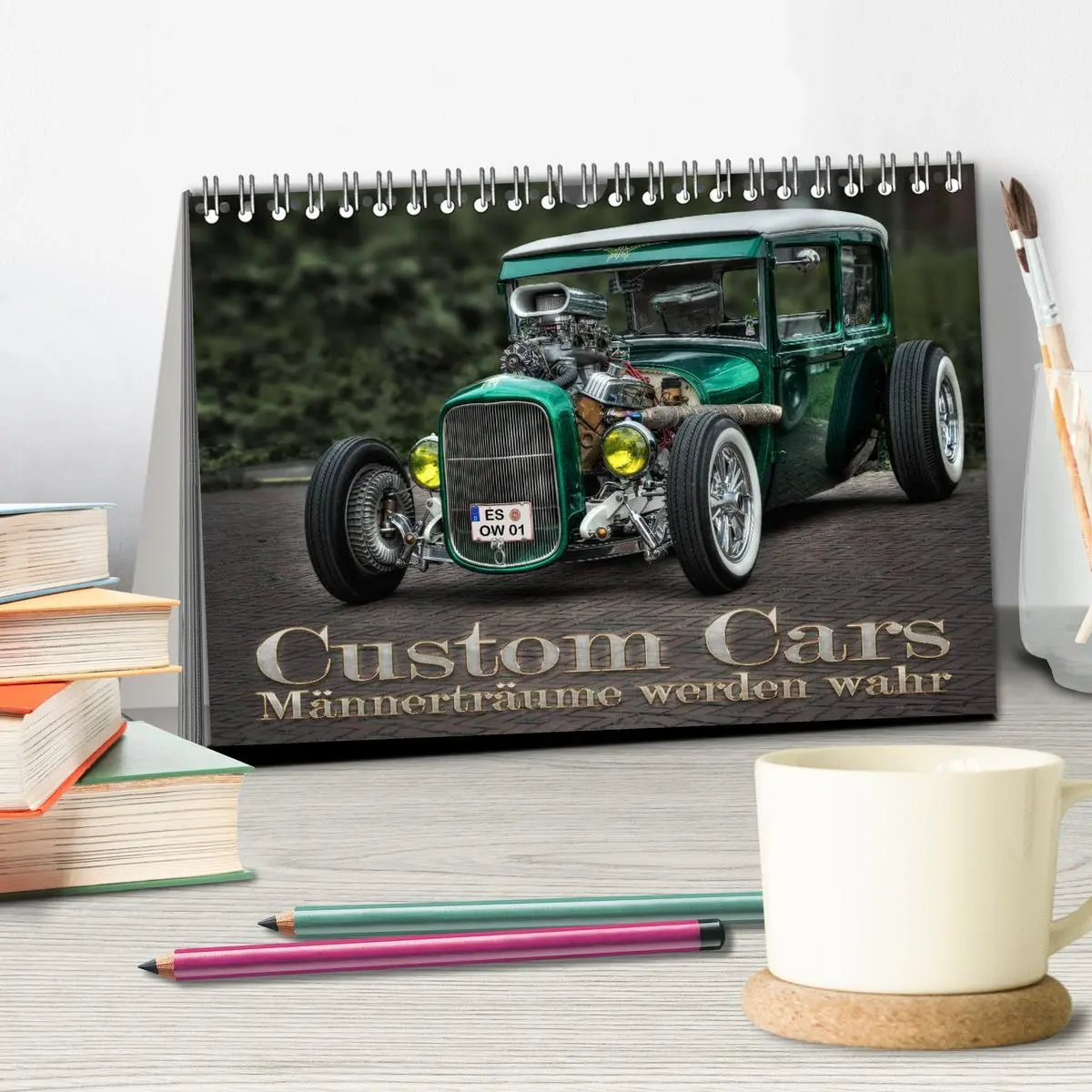 Bild: 9783516065473 | Custom Cars - Männerträume werden wahr (Tischkalender 2026 DIN A5...