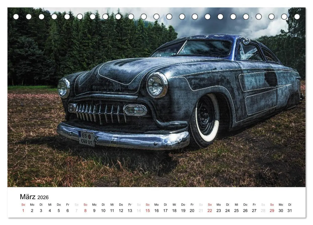 Bild: 9783516065473 | Custom Cars - Männerträume werden wahr (Tischkalender 2026 DIN A5...