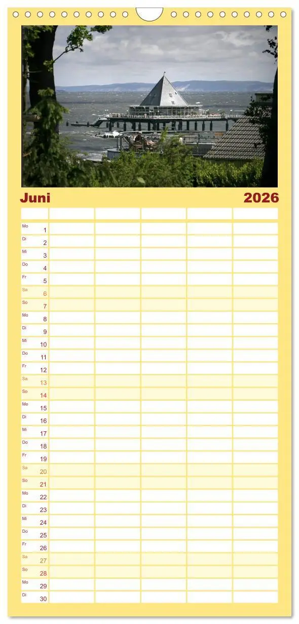 Bild: 9783516515473 | Familienplaner 2026 - Usedom 2026 Rendezvous zwischen Ahlbeck und...