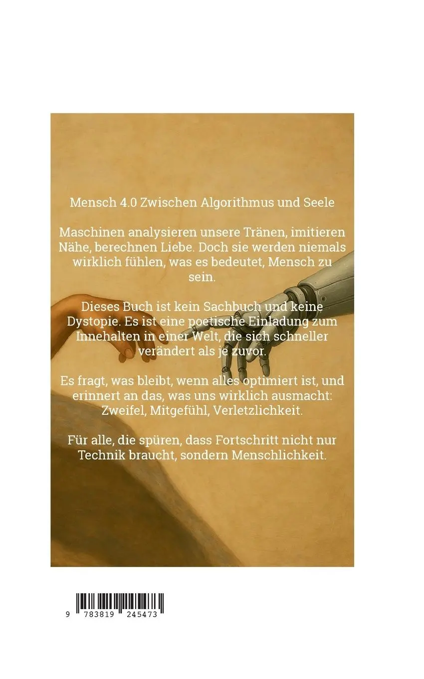 Rückseite: 9783819245473 | Mensch 4.0 | Zwischen Algorithmus und Seele | Mert Gürbüz | Buch