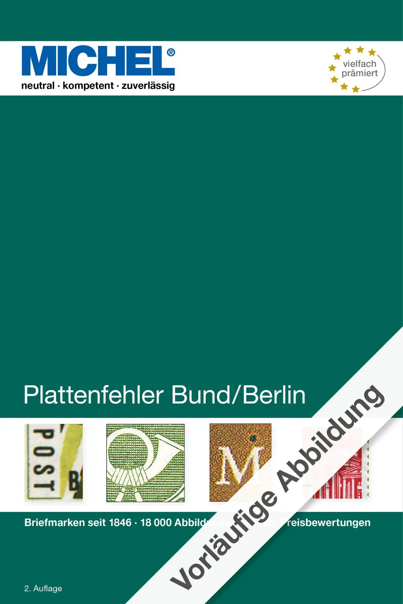 Cover: 9783954025473 | Handbuch Plattenfehler Bund/Berlin | 2. Auflage | Michel-Redaktion