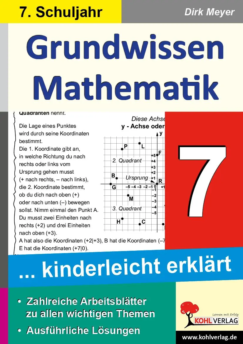 Cover: 9783956865473 | Grundwissen Mathematik / Klasse 7 | Dirk Meyer | Taschenbuch | 104 S.