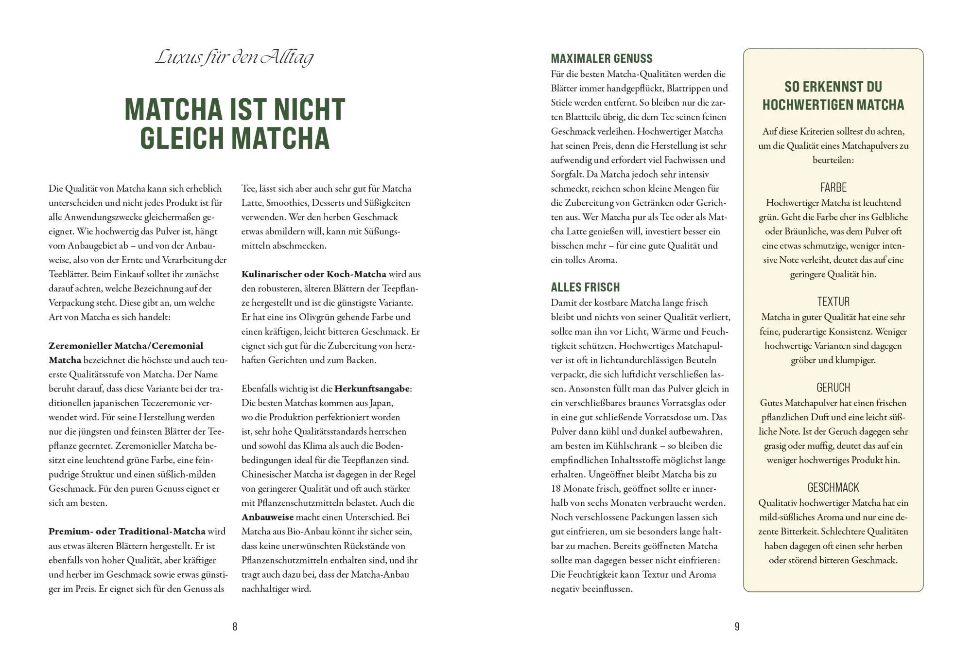 Bild: 9783965845473 | Alles Matcha | Über 50 kreative Rezepte von süss bis herzhaft | Buch
