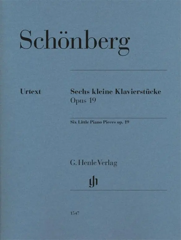 Cover: 9790201815473 | Arnold Schönberg - Sechs kleine Klavierstücke op. 19 | Müllemann