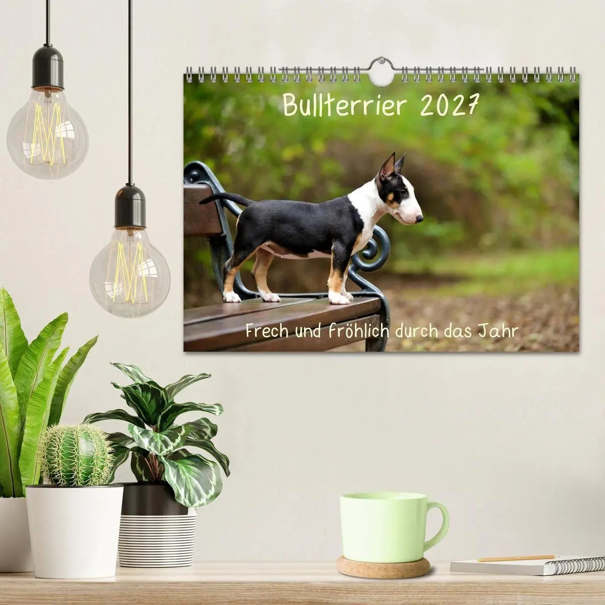 Bild: 9783569765573 | Bullterrier 2027 Frech und fröhlich durch das Jahr (Wandkalender...