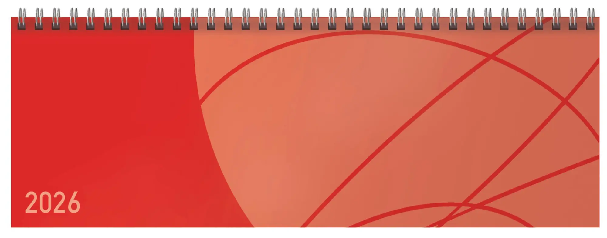 Cover: 9783731885573 | Tischkalender quer Professional Colourlux 2026 rot | Verlag Korsch