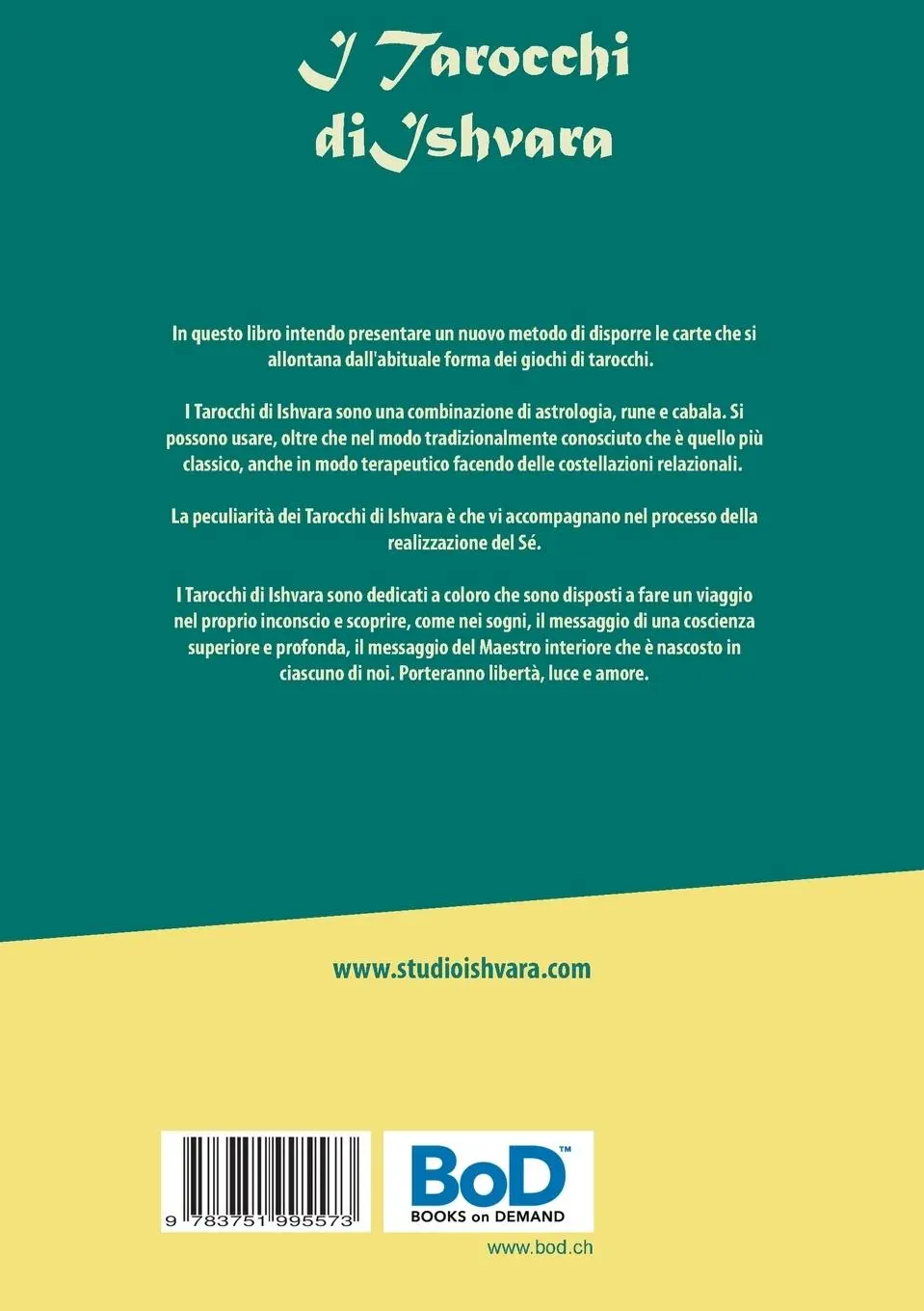 Rückseite: 9783751995573 | I Tarocchi di Ishvara | Maria Bitterli | Taschenbuch | Italienisch