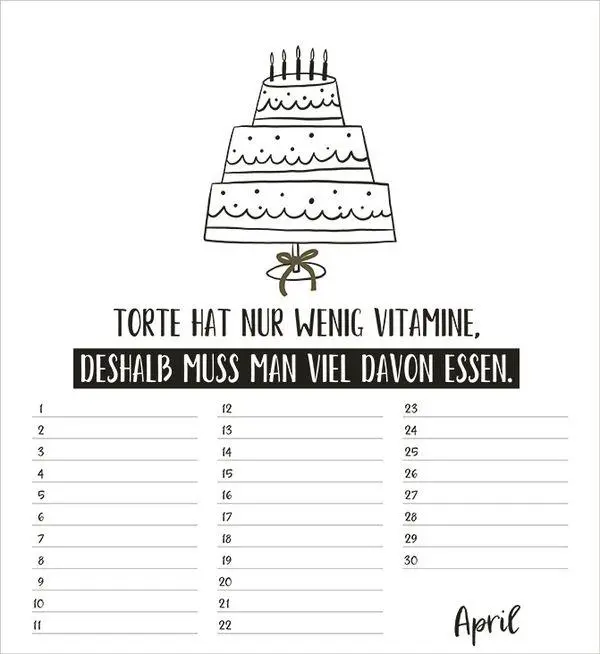 Bild: 9783819305573 | Geburtstagskalender Visual Words | Immerwährender Planer | Korsch