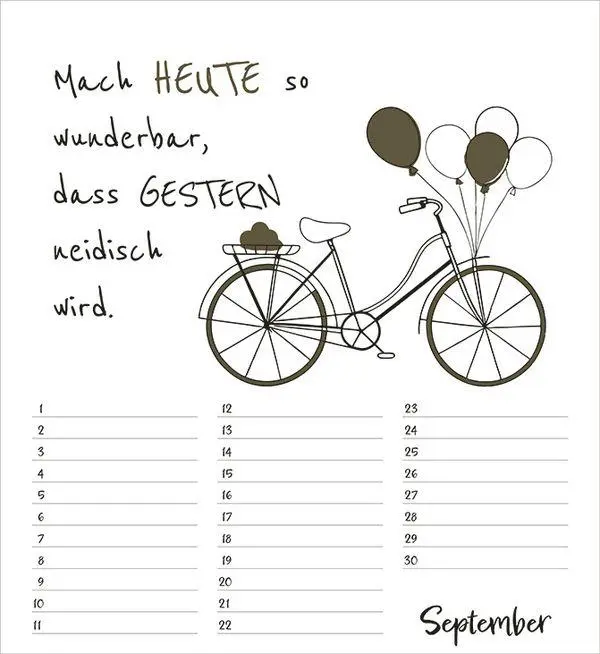 Bild: 9783819305573 | Geburtstagskalender Visual Words | Immerwährender Planer | Korsch