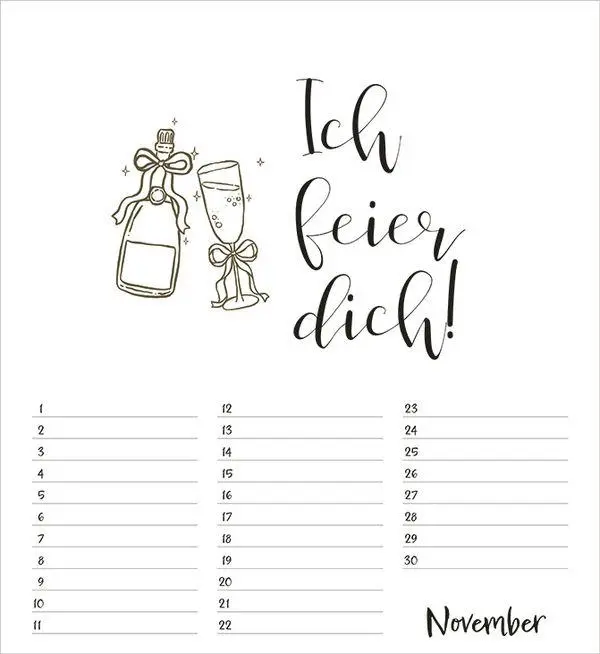 Bild: 9783819305573 | Geburtstagskalender Visual Words | Immerwährender Planer | Korsch