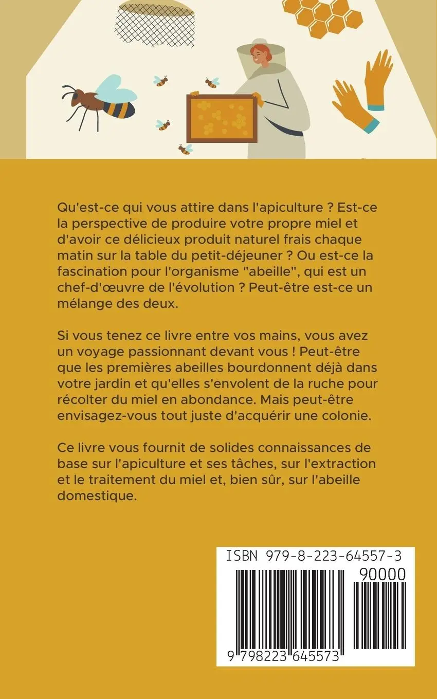 Rückseite: 9798223645573 | Apprendre l'apiculture pour les débutants - De l'apiculture au miel