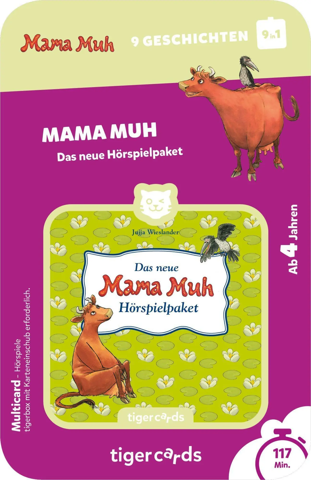 Bild: 4260535485673 | tigercards Multicard - Mamma Muh - 3 Hörspiele | Spiel | Deutsch